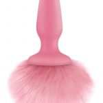 Bunny Tails Silicone Anal Plug - Pink
