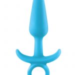 Firefly Prince Small Anal Plug Silicone Glow In The Dark - Blue