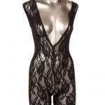 Scandal Lace Body Suit Black