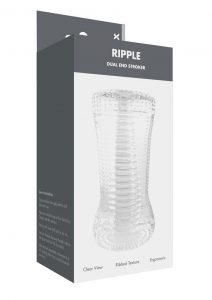 Linx Ripple Dual End Stroker Waterproof Clear