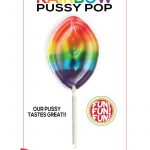 Rainbow Pussy Pops Candy Fruity Flavor