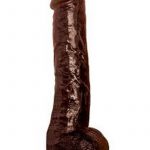 Icon Male Cockzilla Realistic Dong Black 17 Inch