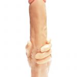 Falcon The Grip Fisting Trainer Realistic Cock In Hand Dildo Flesh 14 Inch