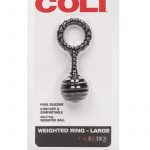 Colt Weighted Ring Large Silicone Black