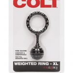 Colt Weighted Ring XL Silicone Black