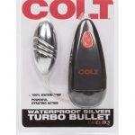 Colt Turbo Bullet Wired Remote Control Waterproof Silver