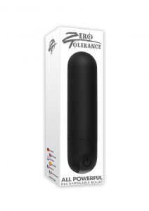 All Powerful USB Rechargeable Bullet Waterproof Black