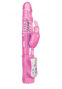 Energize Her Bunny 04 Dual Motor Rotating Rabbit Vibe Waterproof Pink 9 inch