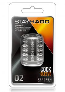 Stay Hard Cock Sleeve 02 Clear 2 Inch