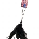 Fantasy Tickler Pleasure Feather Black