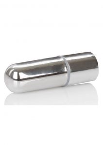 Wireless Mini Bullet USB Rechargeable Waterproof Silver 2.5 Inch