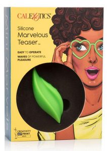 Calexotics Mini Marvelous Teaser Silicone Stimulator Waterproof Green