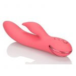 California Dreaming San Francisco Sweetheart Silicone USB Rechargeable Multifunction Vibrator Waterproof Pink