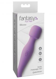 Fantasy For Her Silicone Body Massage Her Rechargeable Waterproof Purple 6.25 Inch