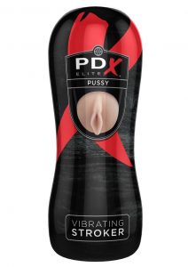 PDX Elite Pussy Vibrating Stroker Flesh 7.25 Inch