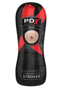 PDX Elite Anal Vibrating Stroker Flesh 7.25 Inch