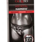 Her Royal Harness The Empress Vegan Leather Black