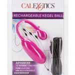 Rechargeable Kegel Ball USB Recharge Silicone Ball Waterproof Pink 3 Inch