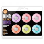 Play with Me King Of The Ring Cock Ring Waterproof 6 Pack