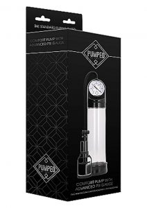 Pumped By Shots Comfort Pump With Advanced PSI Gauge Clear