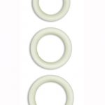 Firefly Halo Medium Silicone Cock Ring Clear