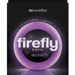 Firefly Halo Medium Silicone Cock Ring Purple