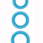 Firefly Halo Medium Silicone Cock Ring Blue