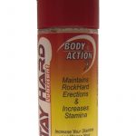 Body Action Stayhard Water Based Lubricant 2 Ounce