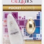 Pocket Exotics Gold Egg Multispeed 2 Inch Gold