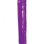 REFLECTIVE GEL SERIES SMOOTH DOUBLE DONG 12 INCH PURPLE