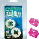 Island Rings Double Stacker Pink 2 Styles