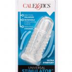 Universal Stimulator Multi Purpose Sleeve And Masturbator Reversible 4.5 Inch Clear