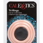 Tri Rings Natural Cock Ring Set Flesh