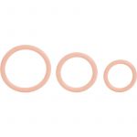 Tri Rings Natural Cock Ring Set Flesh