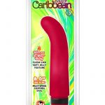 Jelly Caribbean Number 5 G-Spot Realistic Vibrator Pink 8 Inch