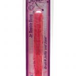 Crystal Jellies Jr Double Dong Sil A Gel 12 Inch Pink