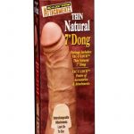 Vac U Lock Thin natural Dong 7 Inch Flesh