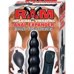 Ram Inflatable Vibrating Anal Expander 5.5 Inch Black