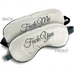 Fuck Me Fuck You Reversible Silk Blindfold