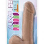 Au Naturel Sensa Feel Dildo 8inch RubberNon Vibrating