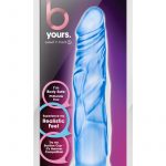 B Yours Sweet N Hard 05 Jelly Realistic Dong Blue 7.5 Inch