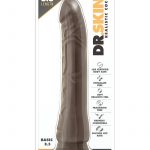 Dr. Skin Basic Non Vibrating Dildo With Suction Cup Chocolate 8.5 Inch