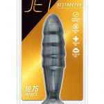 Jet Destructor Anal Plug Carbon Metallic Black 10.75 Inches