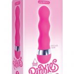 Pinkies Curvy Silicone Mini Vibe Waterproof Pink 4 Inch