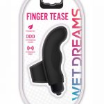 Wet Dreams Finger Tease Play Vibe Waterproof Black