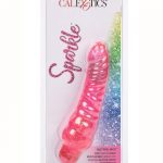 Sparkle Glitter Jack Vibrator Waterproof Pink 5.75 Inches