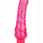 Sparkle Glitter Jack Vibrator Waterproof Pink 5.75 Inches