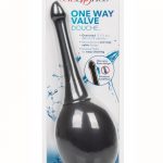 One Way Valve Douche Black