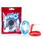 RingO 2 Stretchy Cock Ring With Testicle Sling Clear