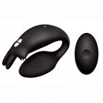 The Rabbit Company The Couples Rabbit Silicone Black